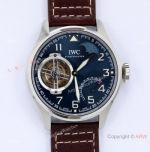 BBR Swiss Replica IWC Big Pilot's Constant-Force Tourbillon Watch Blue Dial